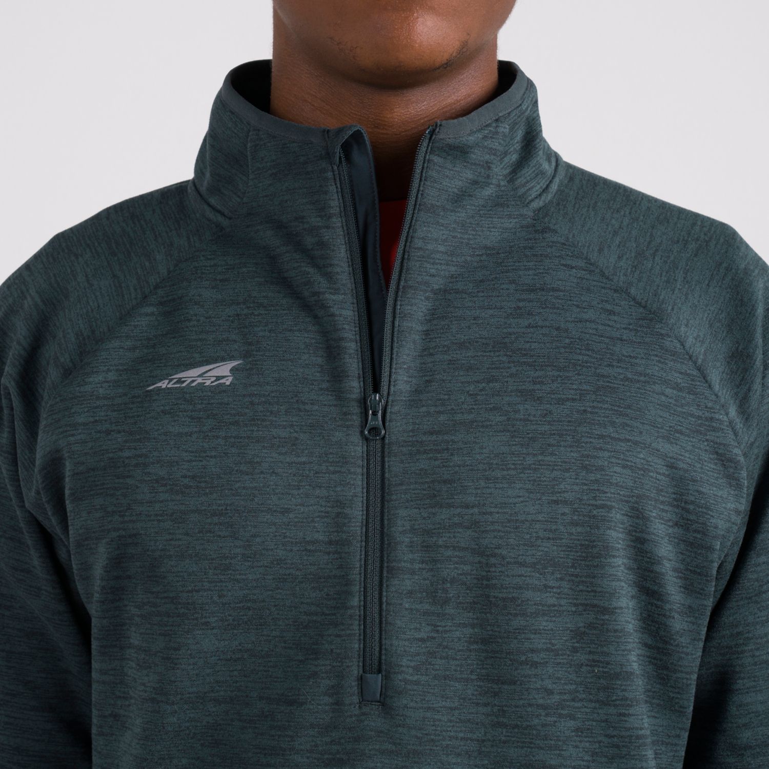 Altra Core 1/2 Zip Men's Pullover Dark Green | South Africa-72956319